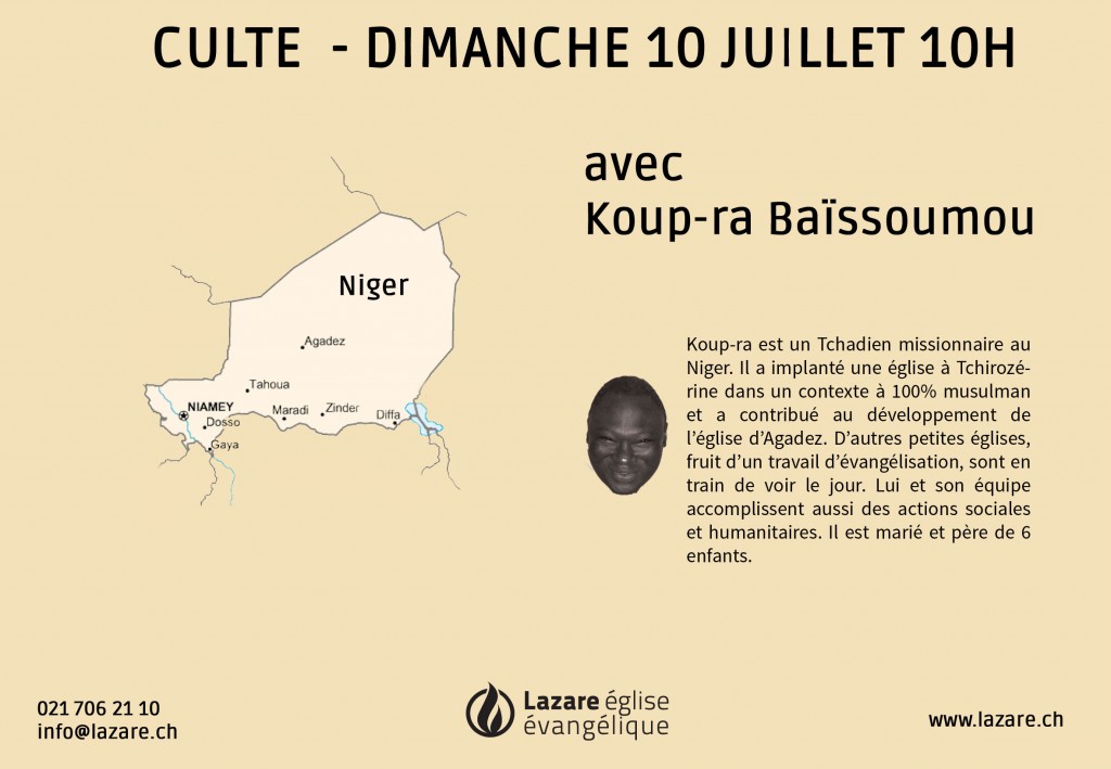 Dimanche matin 10 juillet Koup-ra